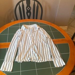 Professional button down blouse